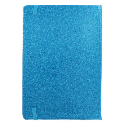 A5 Blue Glitter Cased Lined Journal image number 4