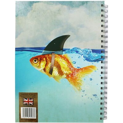 A4 Wiro Be Brave Lined Notebook image number 3