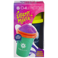 ChillFactor Squeeze Cup Slushy Maker: Blue