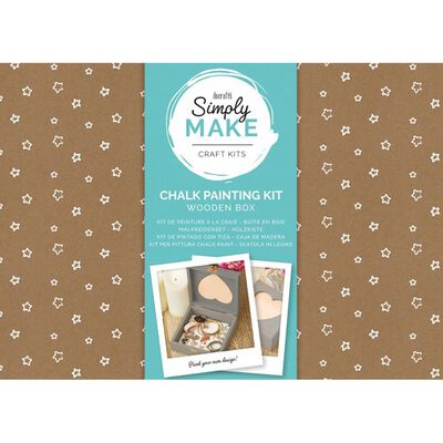 Chalk Painting Kit Wooden Box image number 1