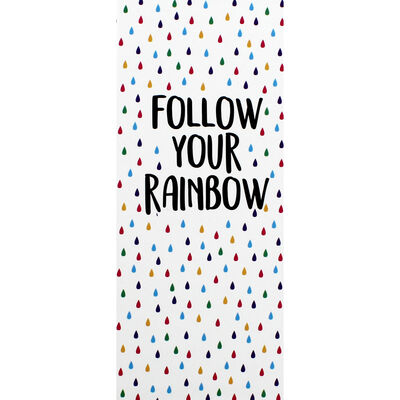 Rainbow Raindrops Sticky Notes Pad image number 1