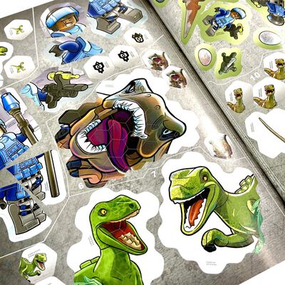 LEGO Jurassic World: 1001 Stickers Amazing Dinosaurs image number 3