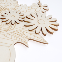 Wooden Hanging Flower Vase