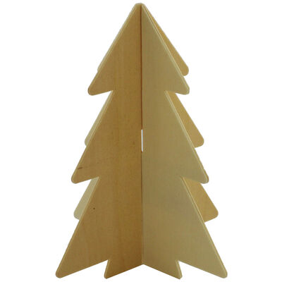 3D Plywood Christmas Tree: Pack of 2 image number 2