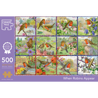 Robins 500 Piece Jigsaw Puzzle image number 1