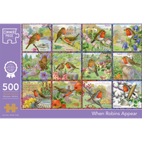 Robins 500 Piece Jigsaw Puzzle