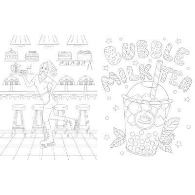 Lazy Days and Afternoon Tea Colouring Book image number 3