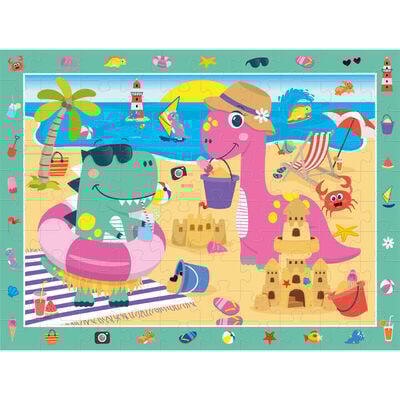 Dex & Flo 100 Piece Search & Find Jigsaw Puzzle image number 2
