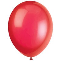 Scarlet Red Latex Balloons: Pack of 10