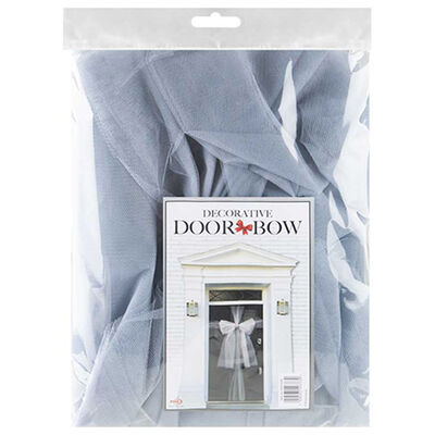 Silver Decorative Door Bow image number 3
