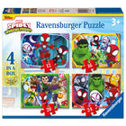 Spidey and His Amazing Friends 4-in-1 Jigsaw Puzzles image number 1