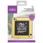 Crafters Companion Make Your Dreams Happen Clear Stamp image number 1