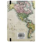A5 World Map Design Lined Case Bound Notebook image number 3