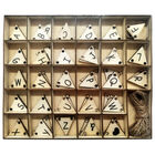 Wooden Alphabet Bunting Set image number 1