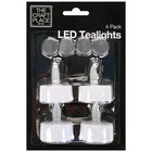 LED Tealights - 4 Pack image number 1