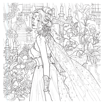 The Throne of Glass Colouring Book image number 2