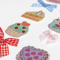 Patisserie 3D Toppers Stickers: Pack of 10