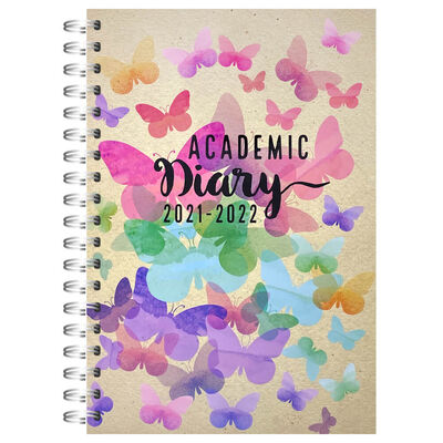A5 Butterfly 2021-2022 Day a Page Diary image number 1