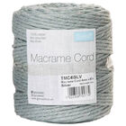 Trimits: Silver Cotton Macrame Cord 87m x 4mm image number 1