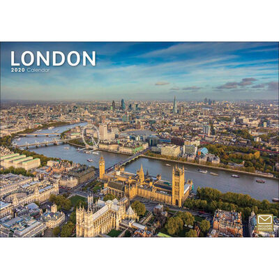 London 2020 A4 Wall Calendar image number 1