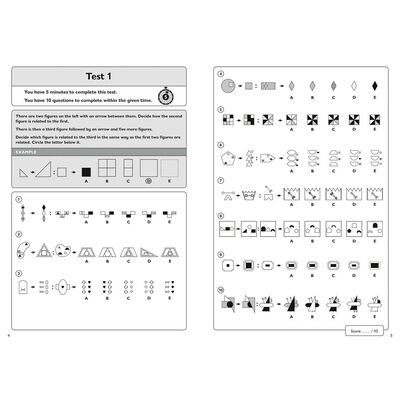 11 Non Verbal Reasoning Quick Practice Tests Ages 9-10 image number 2