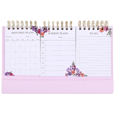 Flowers Monthly Weekly Notepad image number 1