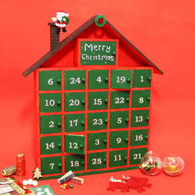 Wooden House Advent Calendar image number 3
