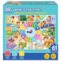 PlayWorks What’s The Time? Clock Jigsaw Puzzle