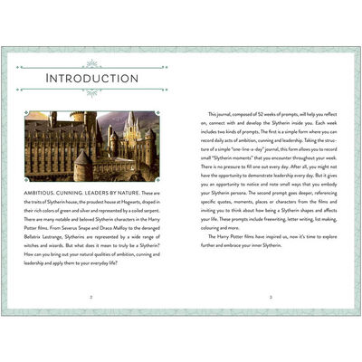 Harry Potter Slytherin Guided Journal image number 2
