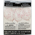 Pink Confetti Balloons - 6 Pack image number 2