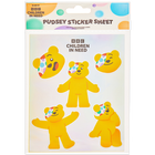 BBC Children in Need Pudsey Sticker Sheets: Pack of 2 image number 1