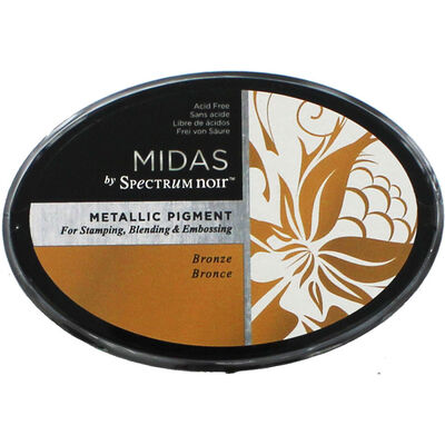 Midas by Spectrum Noir Metallic Pigment Inkpad - Bronze image number 1