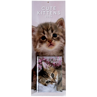 2026 Kittens Slim Calendar & Diary