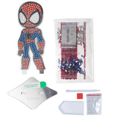 Spiderman Crystal Art Mirror Buddies Kit image number 2