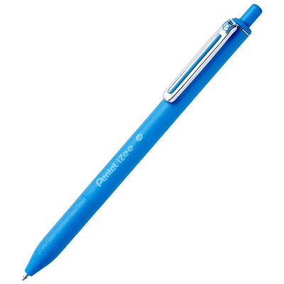 Pentel iZee Retractable Ballpoint Pen: Light Blue image number 1