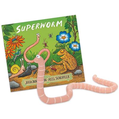 Julia Donaldson's Superworm: Book & Plush Bundle image number 1