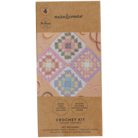 Make Your Own Granny Squares Crochet Kit