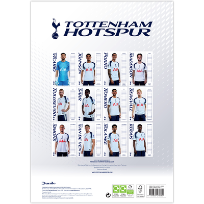 Tottenham Hotspur FC 2026 A3 Calendar image number 3