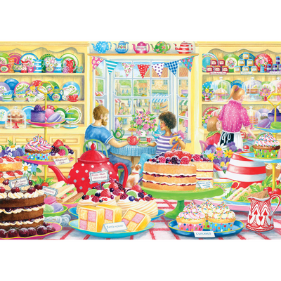 Tea Cake 1000 Piece Jigsaw Puzzle image number 2