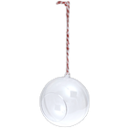 Christmas Round Open Window Fillable Bauble image number 1