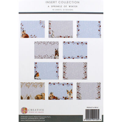 A Sprinkle of Winter Insert Collection - 40 Sheets image number 3