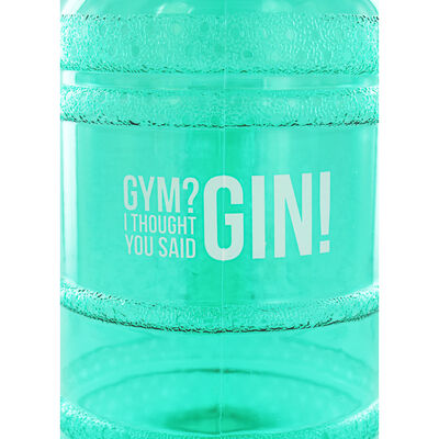 Green Gym I Thought You Said Gin 1.8 Litre Water Bottle image number 4