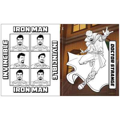 Marvel Avengers Iron Man: 3 in 1 Colouring image number 2