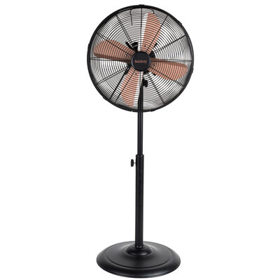 Beldray Adjustable Floor Standing 16 Inch Black Rose Gold Fan image number 1