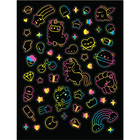 Kaleidoscope Colouring Neon Dreams image number 2