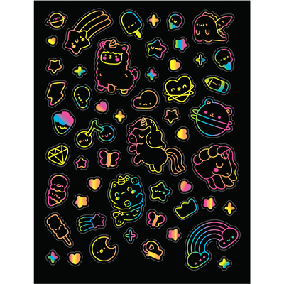 Kaleidoscope Colouring Neon Dreams image number 2