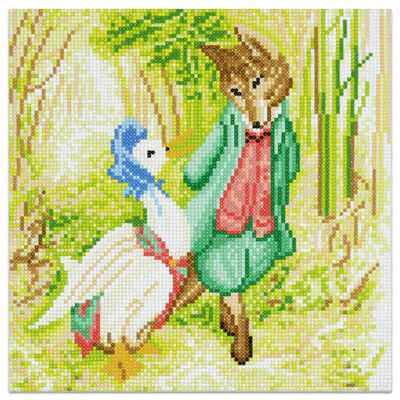 Jemima Puddle-Duck and Mr Fox Crystal Art Kit image number 2
