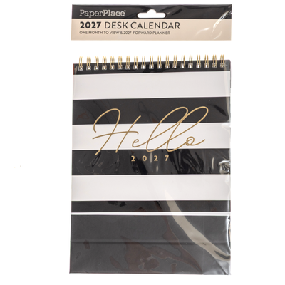 Monochrome Desk Calendar 2027 image number 3