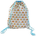 Cute Crew Rainbow Drawstring Bag image number 1