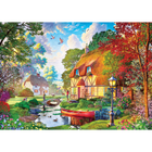 Cottage on the Stream 500 Piece Jigsaw Puzzle image number 2